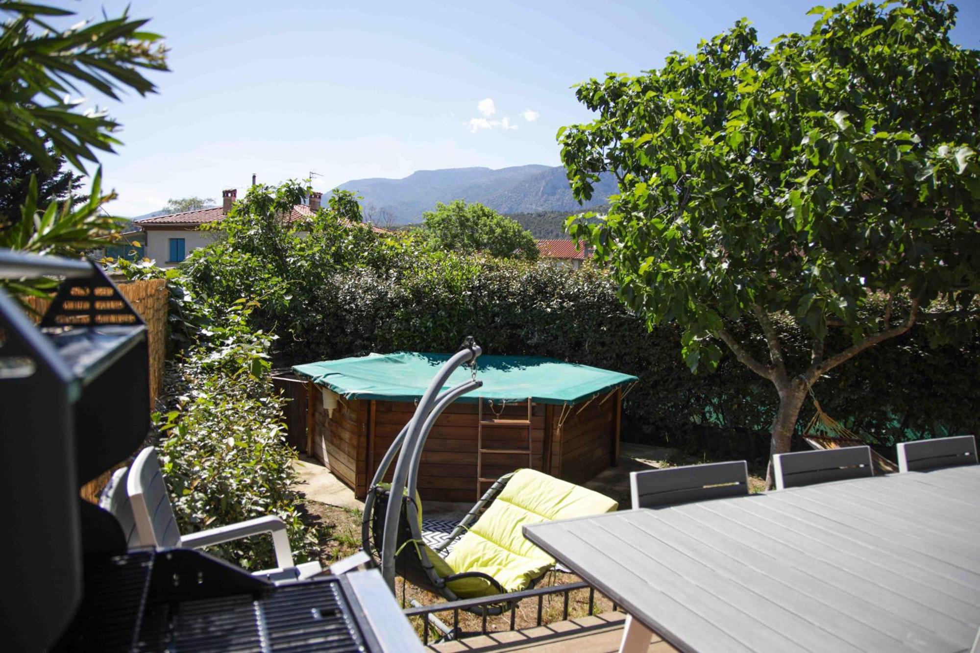 El Sola Spacieux Studio Avec Acces Jardin Et Piscine Corneilla-de-Conflent Exterior foto